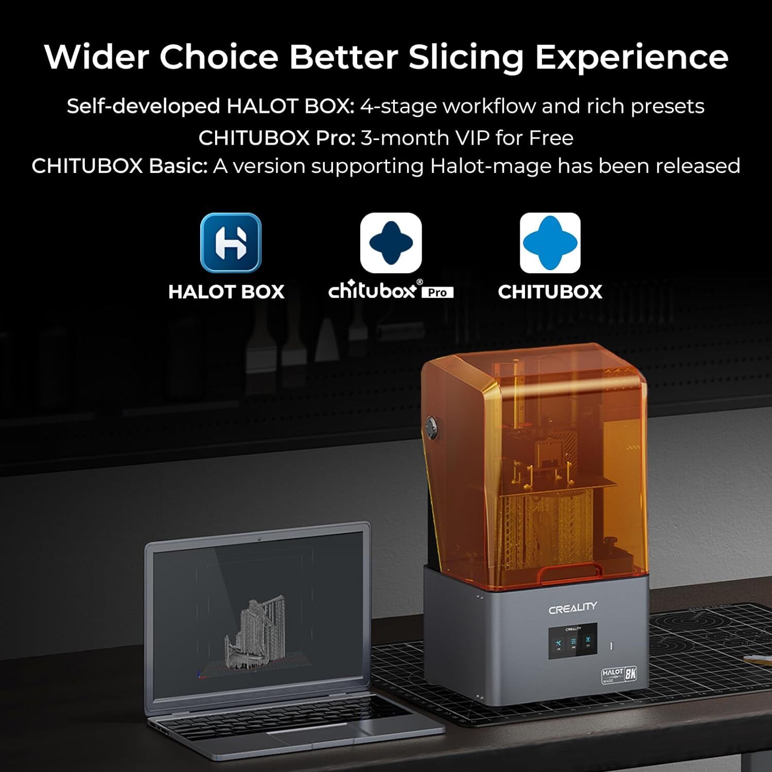 Halot Mage Resin 3d Printer