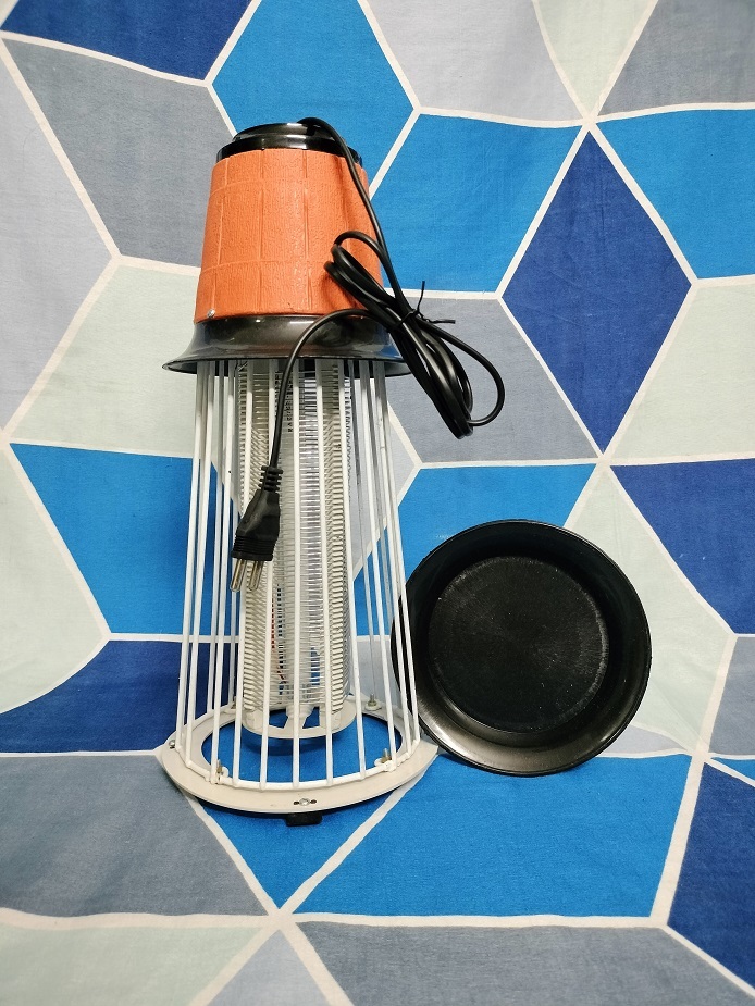 Innovative Indoor Mosquito And Insect Zapper - Abs Plastic, 6.5x15.5 Inches | 500 Sqft Coverage, Chemical-free, Odorless, 360-degree Effectiveness, Easy Maintenance