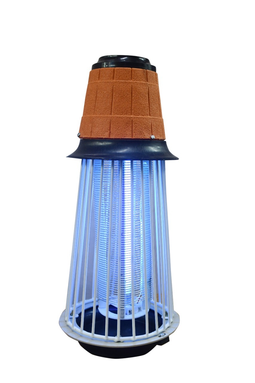 Innovative Indoor Mosquito And Insect Zapper - Abs Plastic, 6.5x15.5 Inches | 500 Sqft Coverage, Chemical-free, Odorless, 360-degree Effectiveness, Easy Maintenance