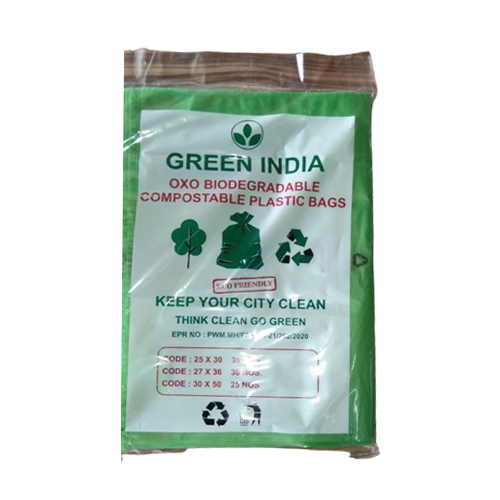 Medium Garbage Bags - High-Quality PP Material, Custom Sizes Available, Various Colors, Flexiloop Handle for Easy Carrying, Non-Slip Embossed Surface