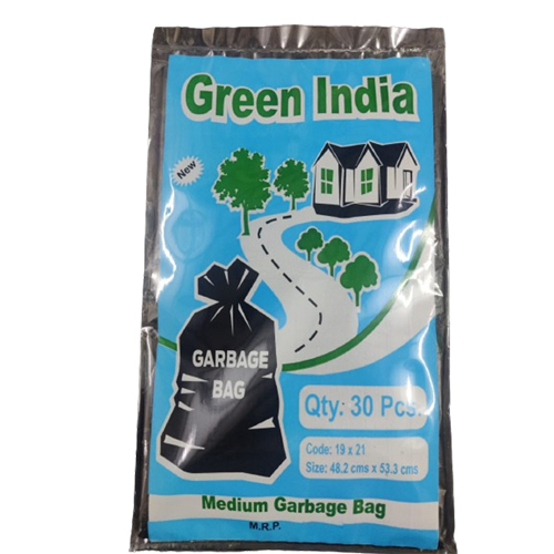 Medium Garbage Bags - High-Quality PP Material, Customizable Size, Various Colors Available - Durable Embossed Surface with Flexiloop Handles for Easy Carrying