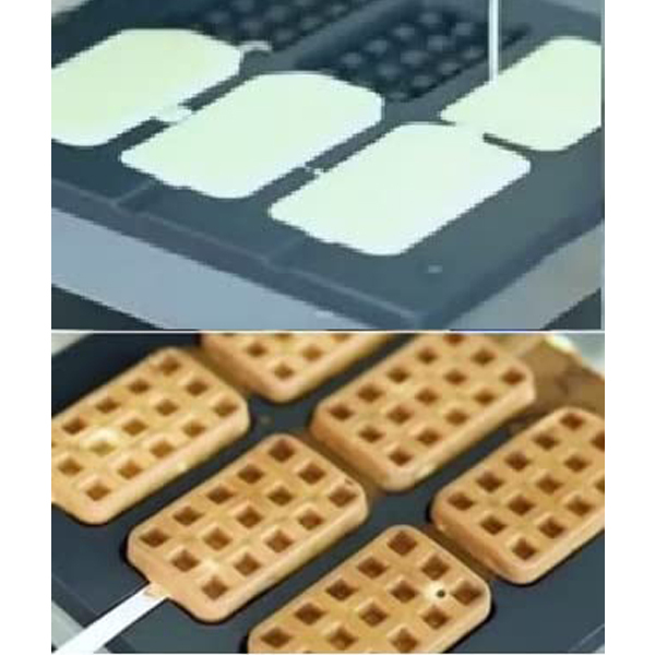 Biscuit Waffle Maker Machine - Stainless Steel, 34d X 39w X 25h Cm | Dual Functionality, Efficient Production, User-friendly Design