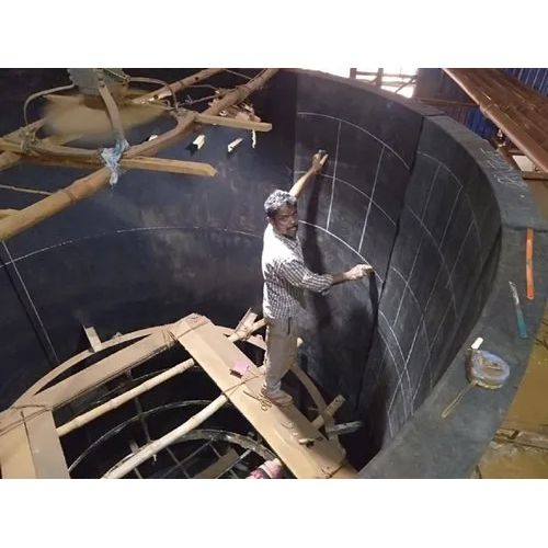 Ms Rubber Lining Tank - Stainless Steel, Customized Size & Shape, Available In Various Colors | Durable Corrosion-resistant Design For Industrial Storage