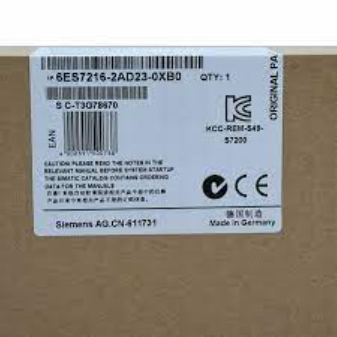 6es72162ad230xb0-siemens Programmable Logic Controller - Dimension (L*w*h): 4.37 X 8.386 X 2.913 Inch (In)