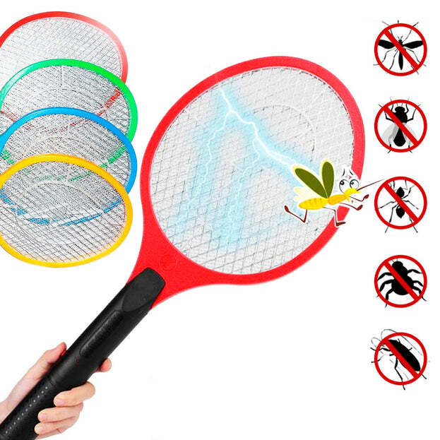 Electric Fly Swatter Mosquito Killer Racket Bat (1732)