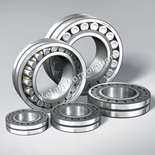 Spherical Roller Bearing - Stainless Steel, Silver Color | Industrial Application and High Durability