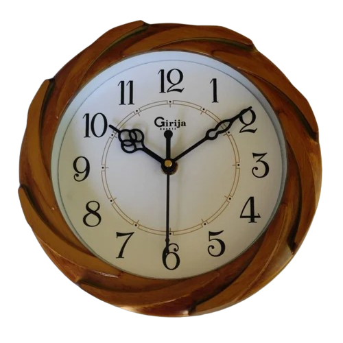Gift Wall Clock - High-quality Plastic, 8 Inch Diameter, Customizable Colors | Polished Surface, Quartz Movement For Accurate Timekeeping