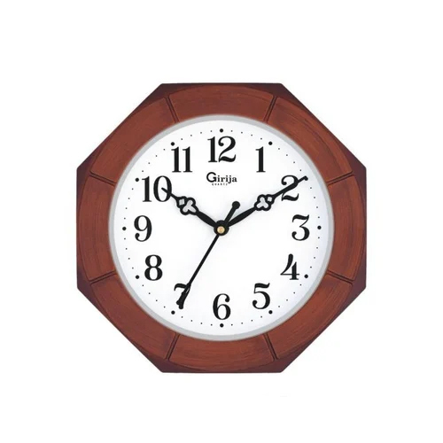 Personalized Plastic Wall Clock - Color: As Per Requirement