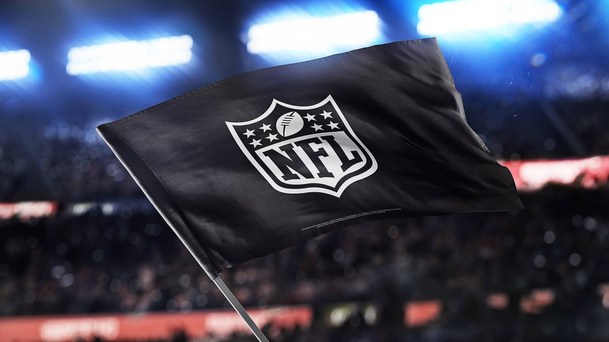 Football Flags - Polyester And Nylon Fabric, Customized Size And Colors | Printed Style For Advertising And Sports Promotion