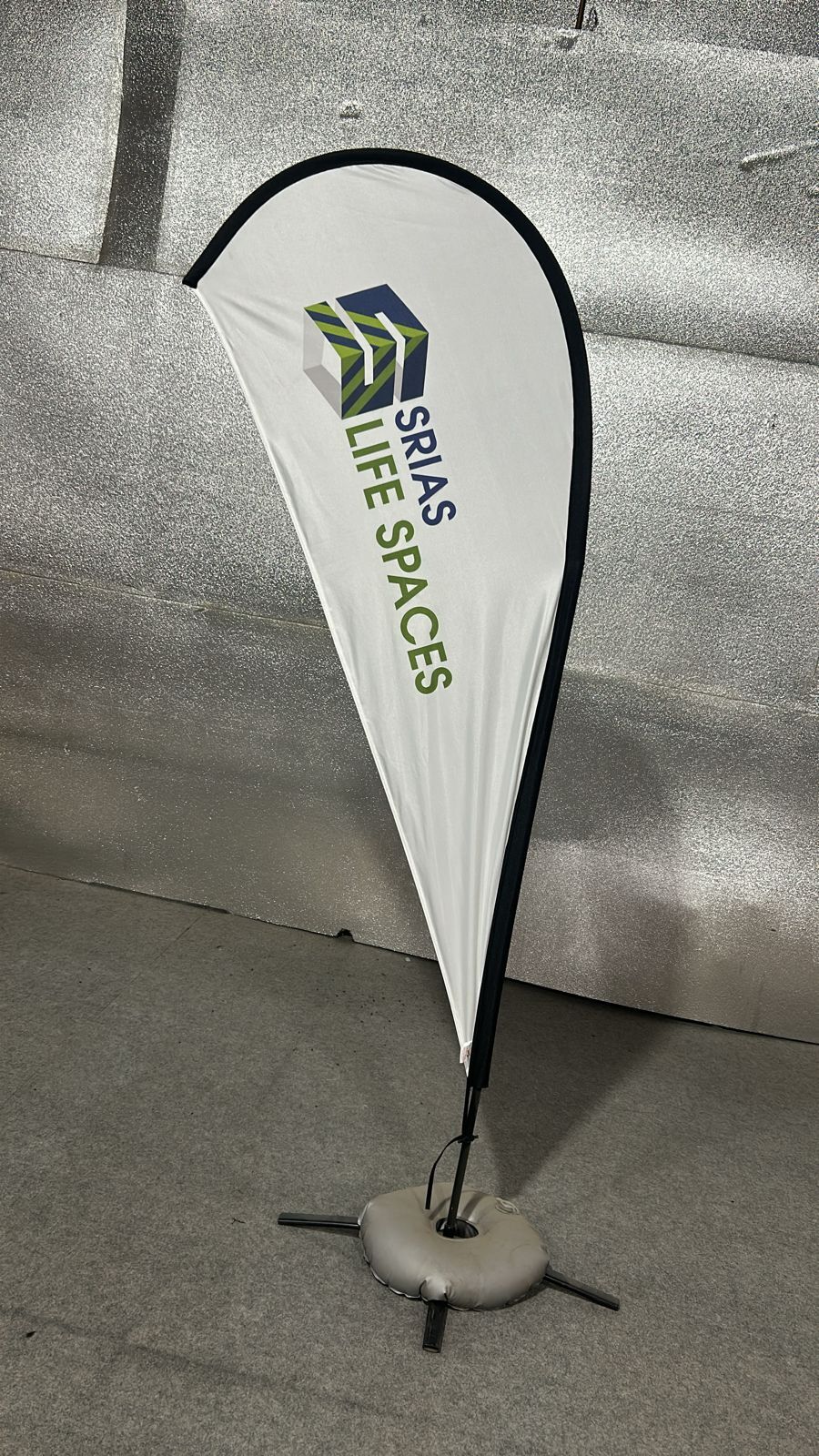 Tear Beach Flag - Flagpole Material: Fiberglass
