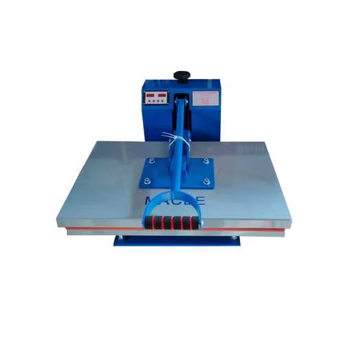 T-Shirt Heat Press Machine - Customized Size, 35kg Semi-Automatic | Warranty Included, Frequency Speed Control