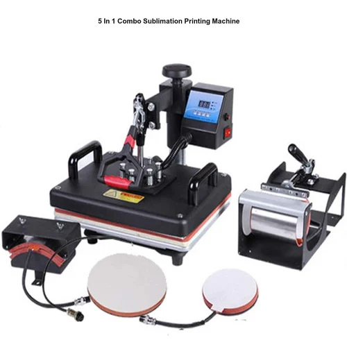 5 In 1 Combo Sublimation Heat Press Machine - Automatic Grade: Semi-automatic