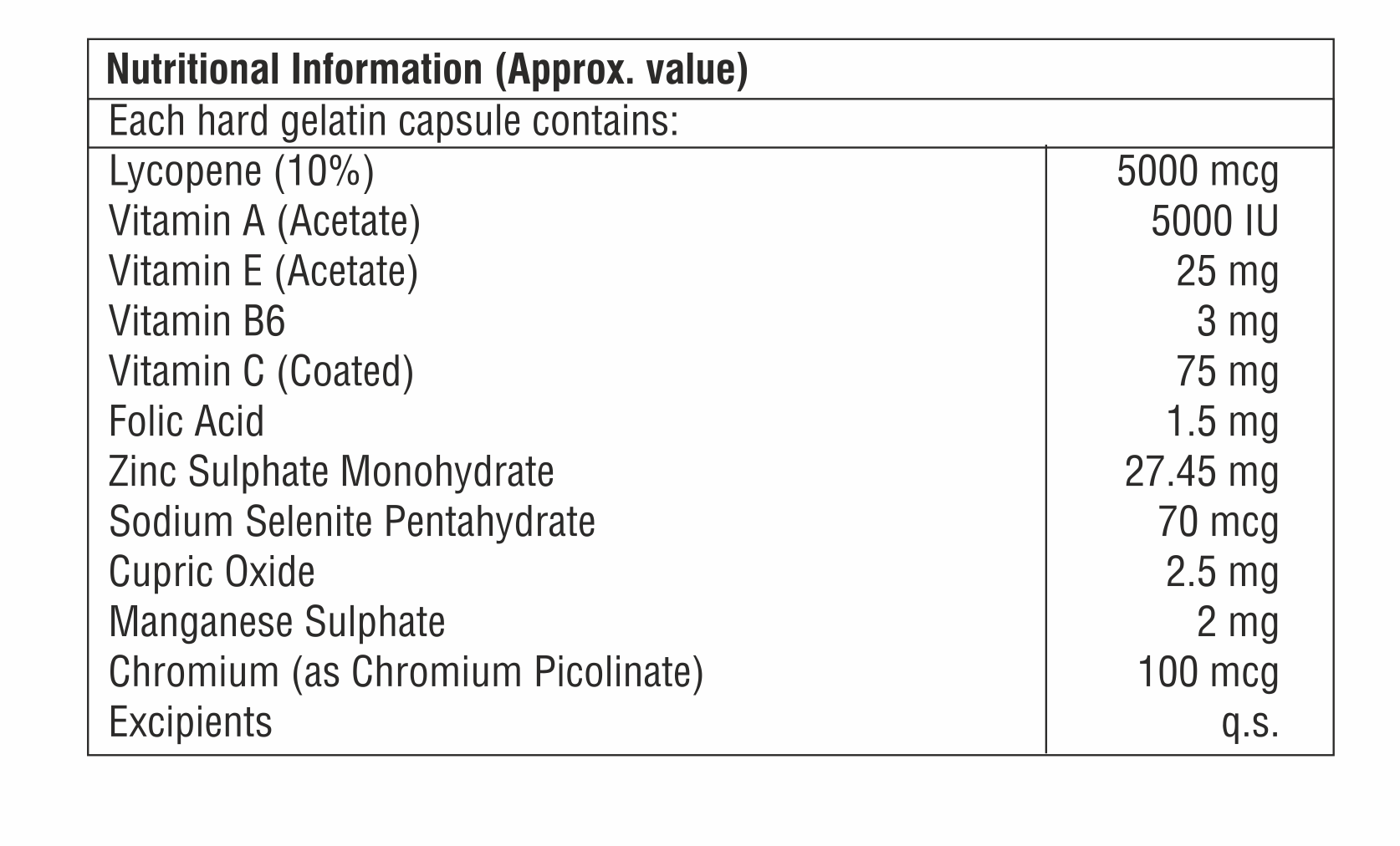 Lycopen Hardgel Capsule