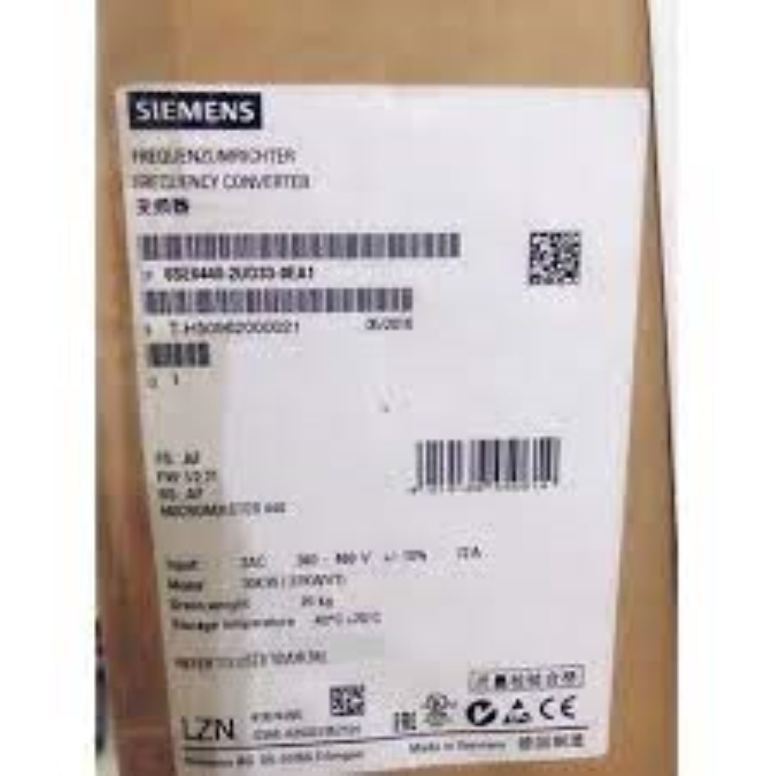 6se6440-2ud33-0ea1-siemens Programmable Logic Controller - Dimension (L*w*h): 400