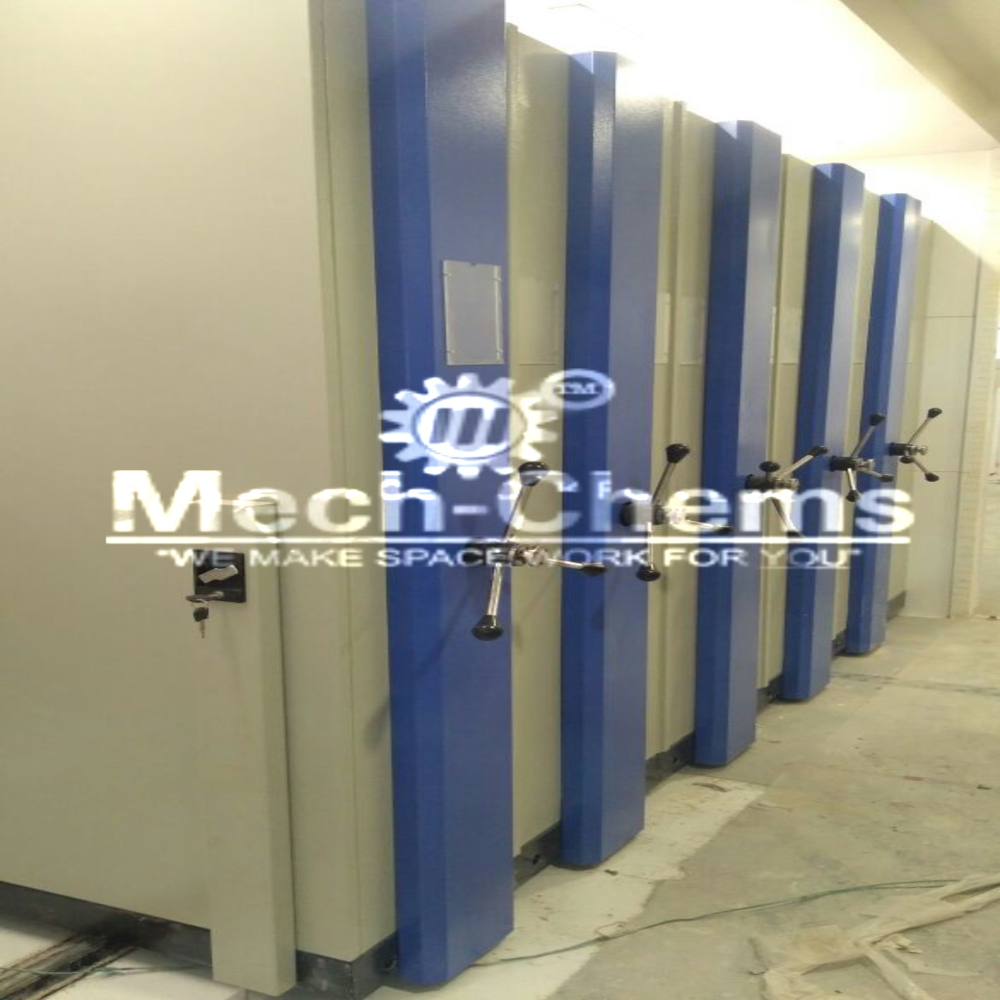 Mobile Compactor Storage System - Color: Grey