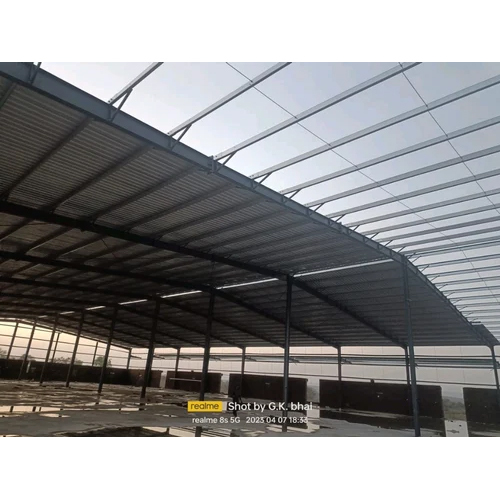 Prefabricated Factory Shed - Customizable Dimensions, Grey Color, Durable Wall Panels Of Varying Thickness For Long Life And Resilience