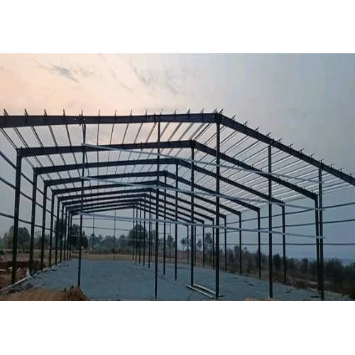 Industrial Ms Pre Fabricated Structure - Customizable Dimensions And Thickness Options | Sleek Grey Design For Long-lasting Industrial Use