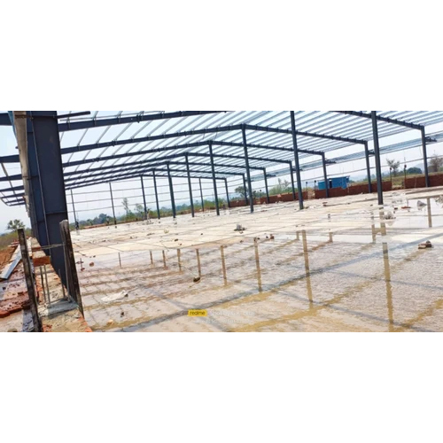Industrial Ms Pre Fabricated Structure - Customizable Dimensions And Thickness Options | Sleek Grey Design For Long-lasting Industrial Use