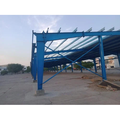 Pre Fabricated Building Shed - Steel Roof Custom Dimensions Blue Coated Finish | Long Life Durability For Warehouse Or Workshop Use
