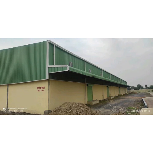 Grey Pre Engineered Cold Storage Building Structure