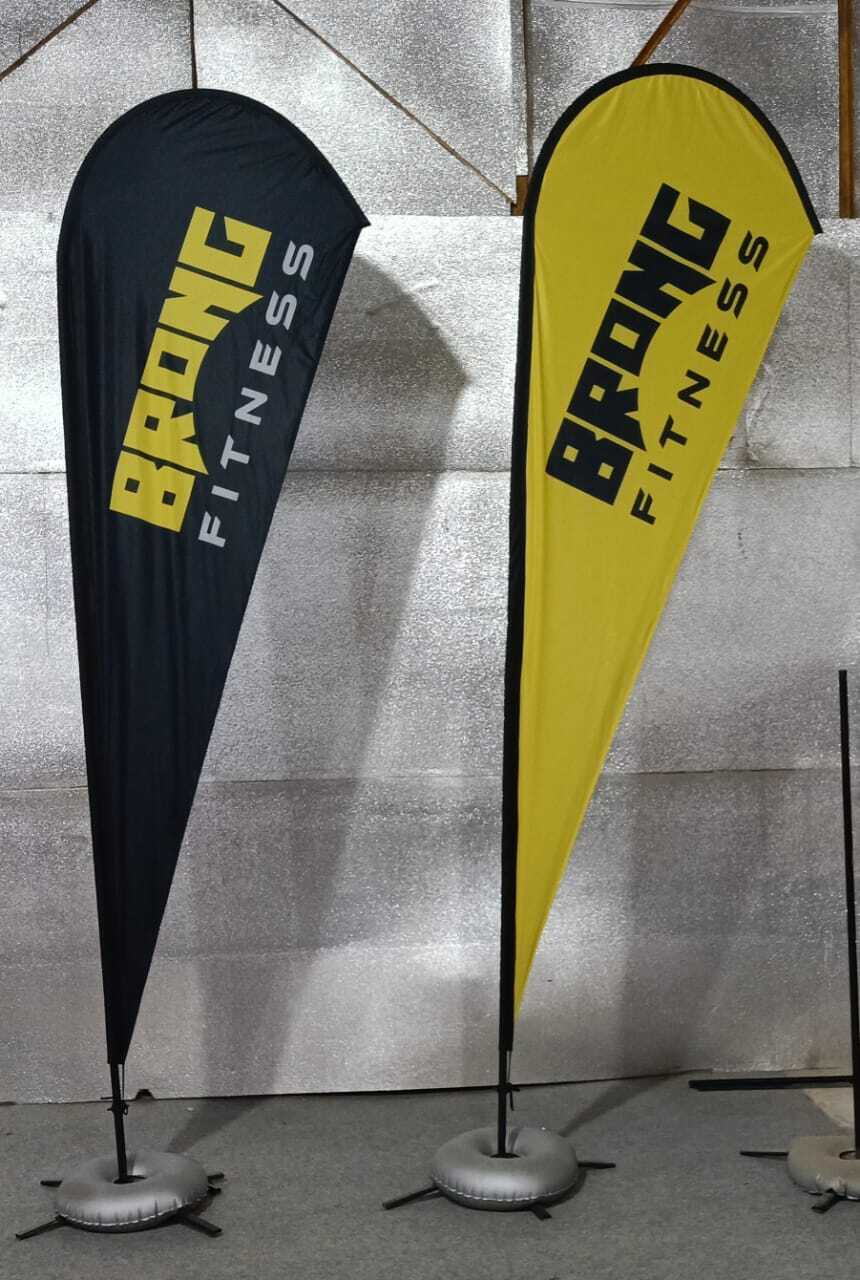 Teardrop Flags - Flagpole Material: Fiberglass
