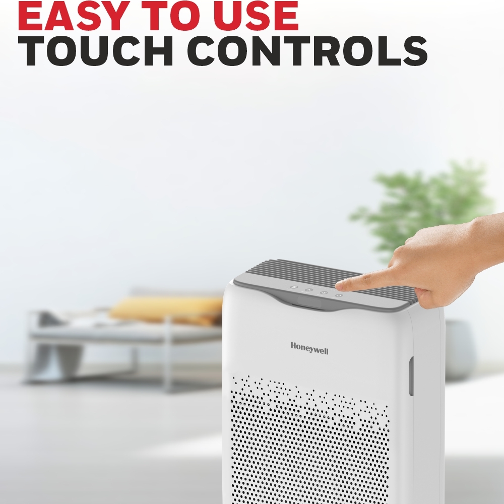 Plastic Honeywell Air Touch V2 Air Purifier With H13 Hepa Filter Activated Carbon Filter