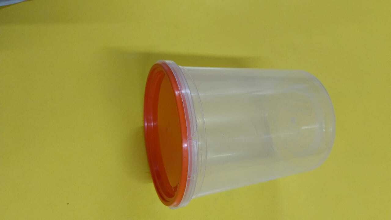 1kg Pilfer Proof Container Set (0463) - Durable Plastic, 1kg Size | Secure Enclosure For Various Items, Ideal For Storage And Transport