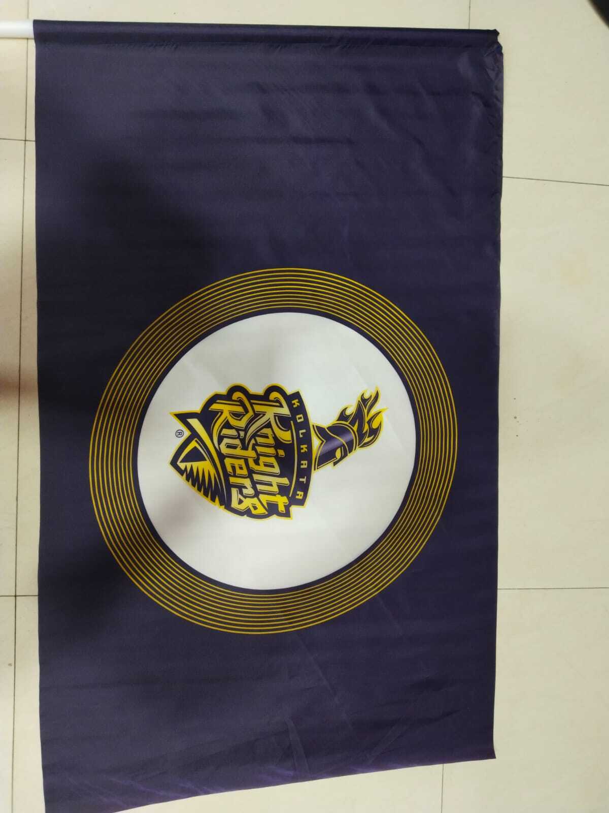 Indian Premier League Flags - Flagpole Material: Plastic