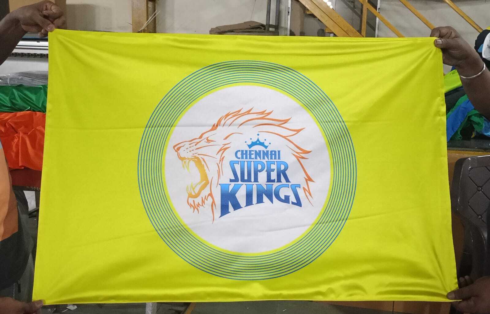 Indian Premier League Flags - Flagpole Material: Plastic