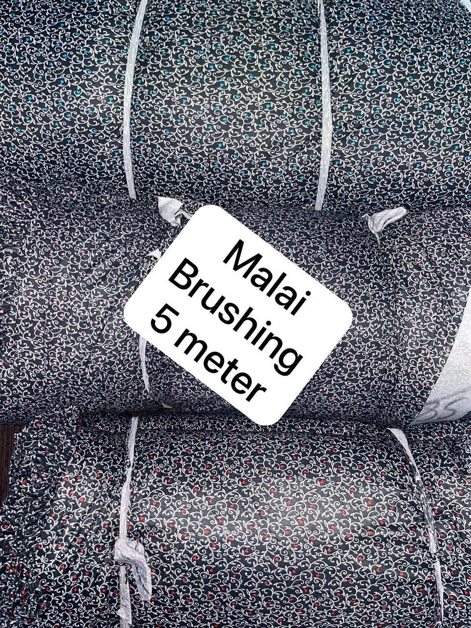 Brushing Malai Print Lycra Fabric