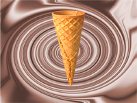 शुगर रोल्ड मिनी कोन