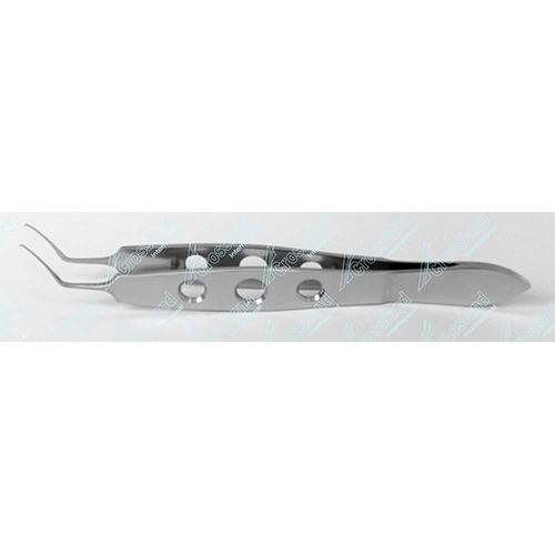 Masket Capsulorhexis Forceps - 99 mm Length, 0.2 mm Cystotome Tip | AISI 420 Surgical Grade Stainless Steel, Curved Shape, Eye Surgery Tool