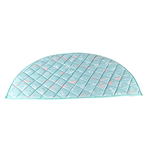 Paw And Bone Pet Bowl Mat - Cotton/Polyester Blend, Customized Sizes in Assorted Colors | Durable, Easy to Clean for Cats and Dogs