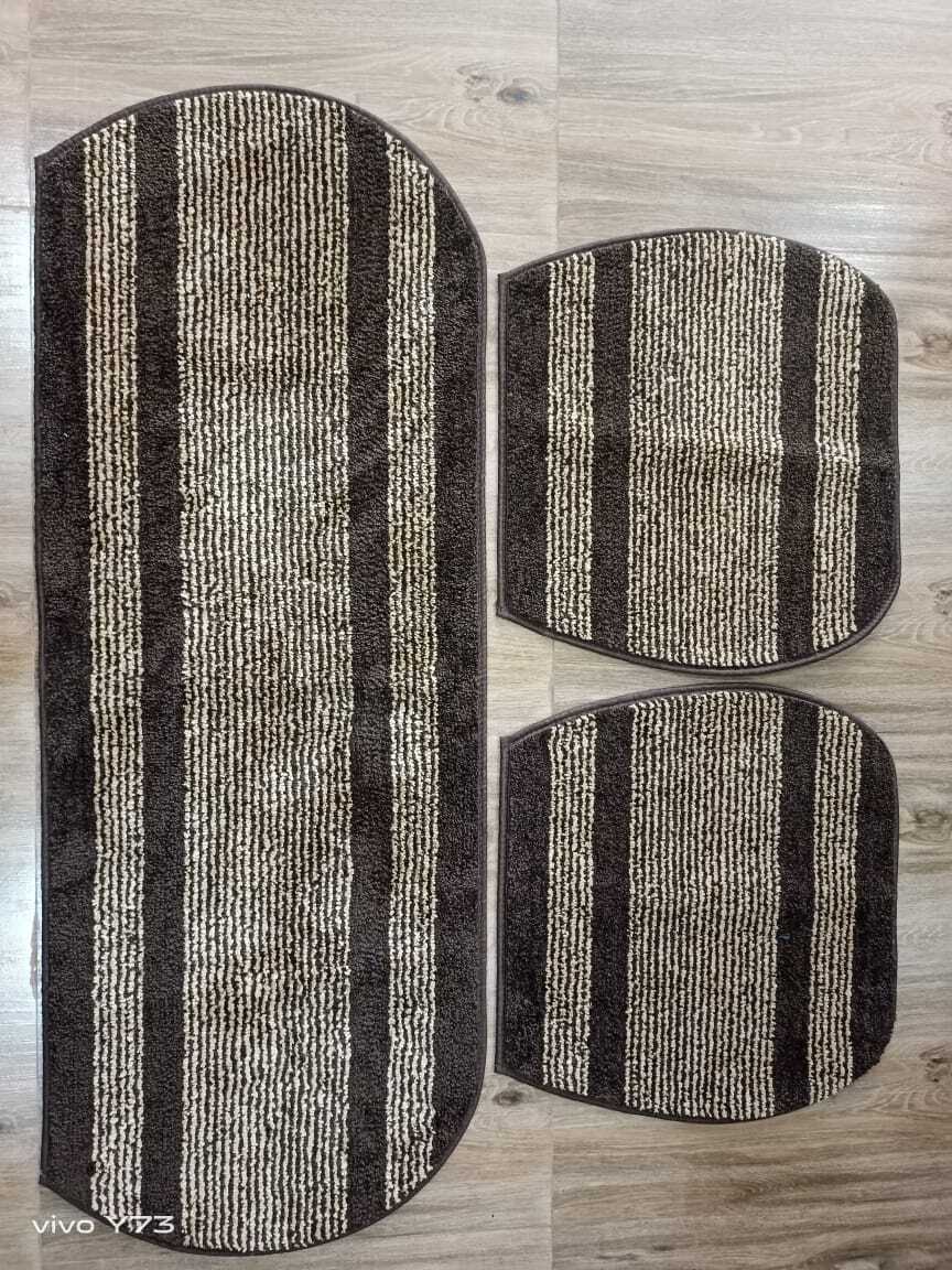 Car Mat - Micro Polyester Front, 20x52 Inches + 20x21 Inches, Customizable Colors & Anti-slip Tpr Backing, Quick Dry & Machine Washable, Modern Design