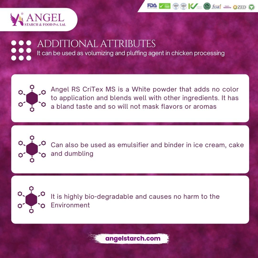 Modified Resistant Starch E1412 Distarch Phosphate Maize Starch Used As Thickener And Stabilizer