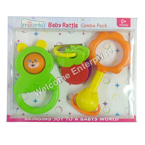 Baby Rattle Combo 3 - Material: Plastic