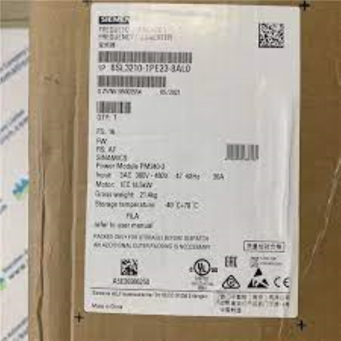 6sl3210-1pe23-8al0-siemens Programmable Logic Controller - Dimension (L*w*h): 14.016 X 19.488 X 11.811 Millimeter (Mm)