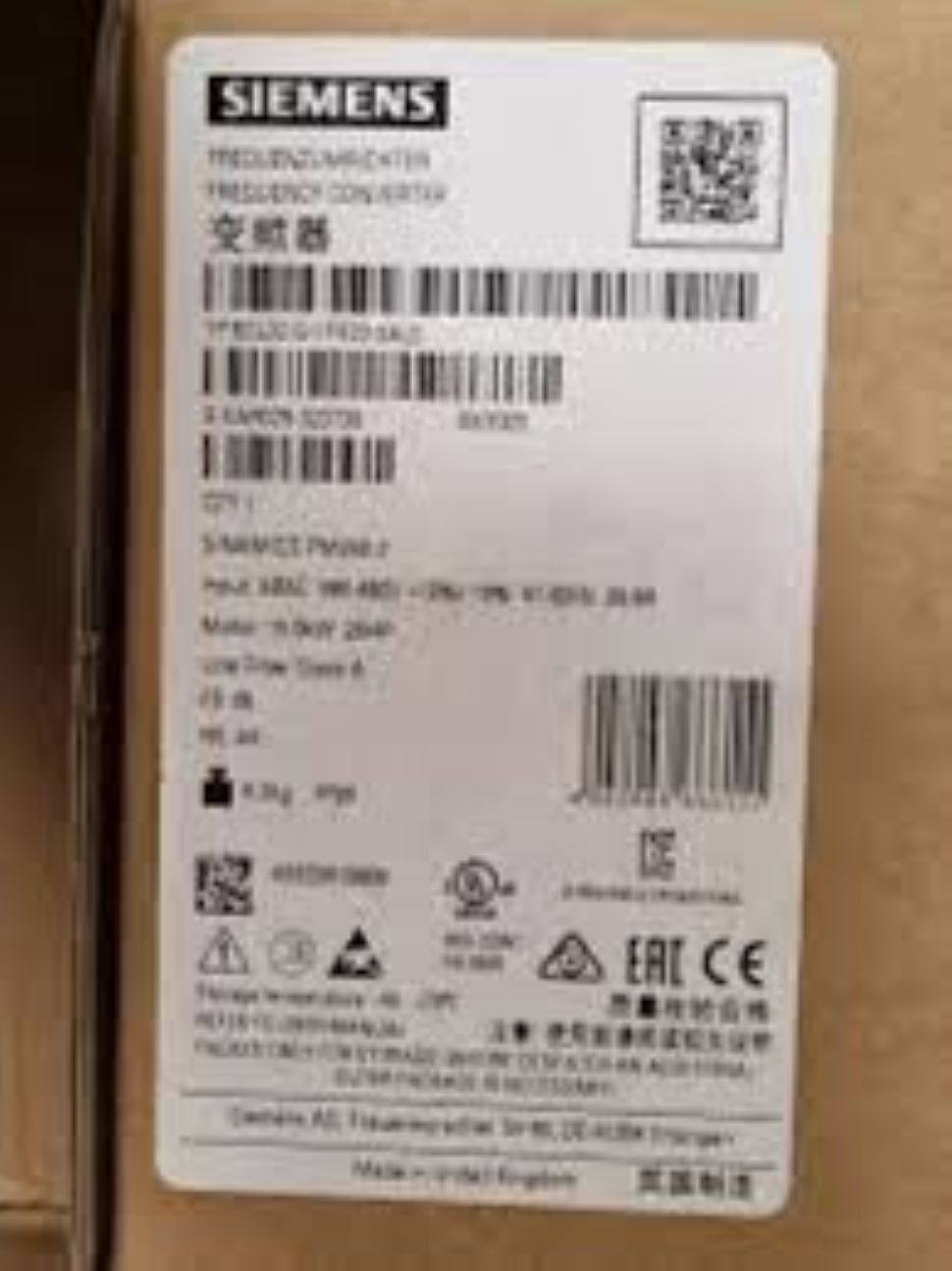 6sl3210-1pe23-8al0-siemens Programmable Logic Controller - Dimension (L*w*h): 14.016 X 19.488 X 11.811 Millimeter (Mm)