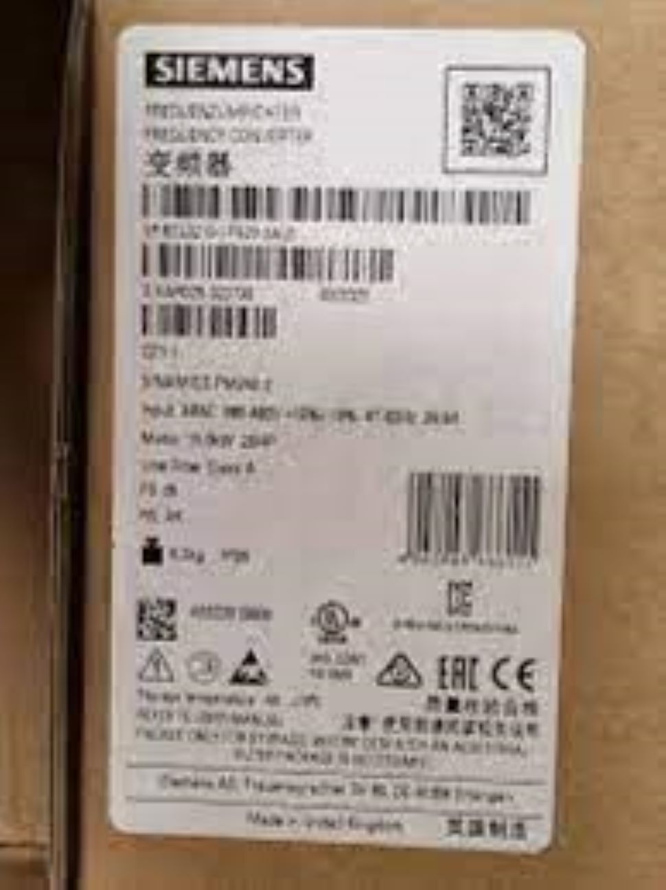 6sl3210- 1pe23-3al0-siemens Programmable Logic Controller