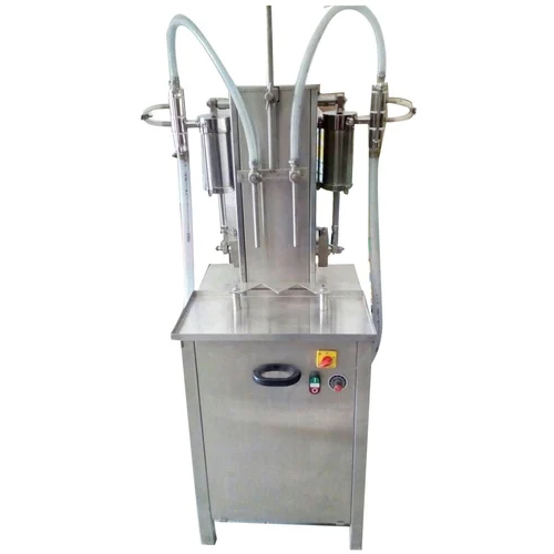 Semi-Automatic Liquid Filling Machine - Color: Silver