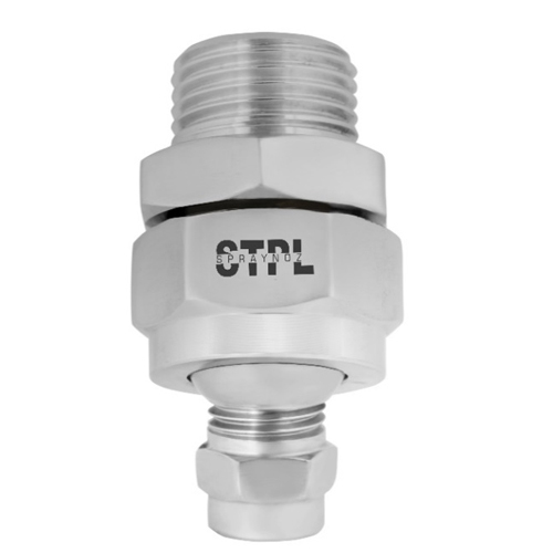 Full Cone Adjustable Ball Type Spray Nozzle - Material: Metal