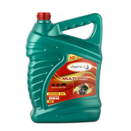 Multi Pro Engine Oil - 5Ltr Vacuum Pack, Nil Ash Content for Cleaner Engine Performance, Light Smell, Commercial Automotive Use