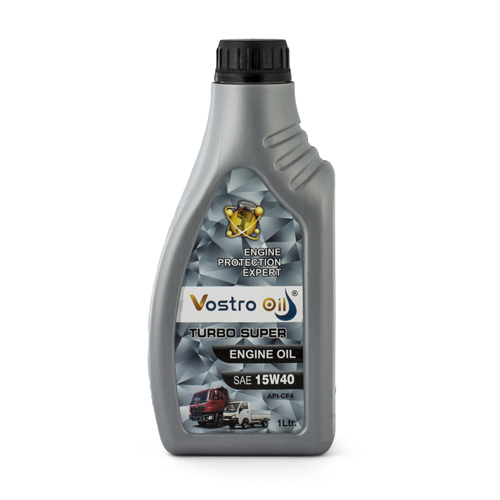 Turbo Super Engine Oil - 1L Vacuum Pack, Nil Ash Content, Light Smell for Commercial Automotive Use