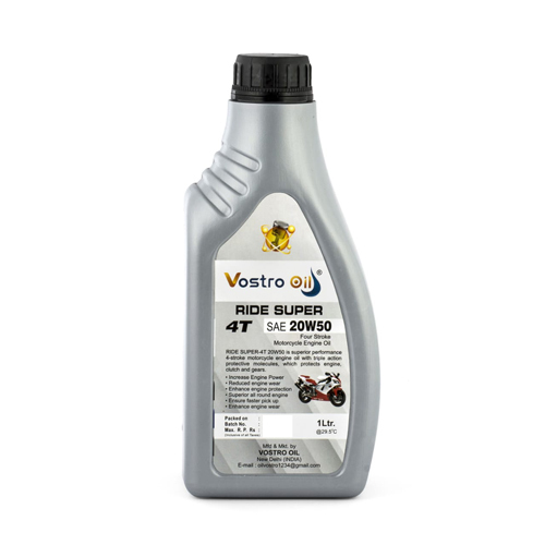 Bike Engine Oil - 1ltr Vacuum Pack | Nil Ash Percentage Light Smell Designed For Commercial Automotive Applications Excellent Engine Protection