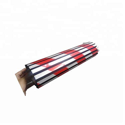 Anti Collision And Warning Foam Protection Guard - Soft Foam, 500mm X 100mm X 15mm, Red White | Manual Adhesive For Highway Usage, Warranty Included