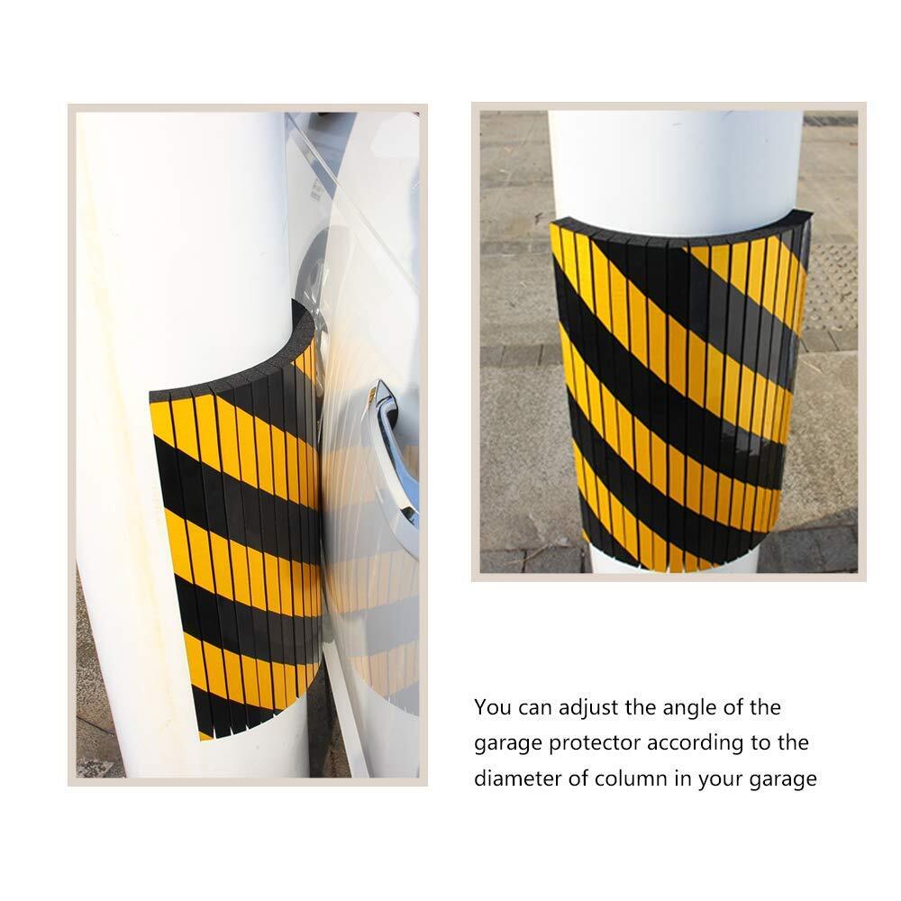 Anti Collision And Warning Foam Protection Guard - Soft Foam, 500mm X 100mm X 15mm, Red White | Manual Adhesive For Highway Usage, Warranty Included