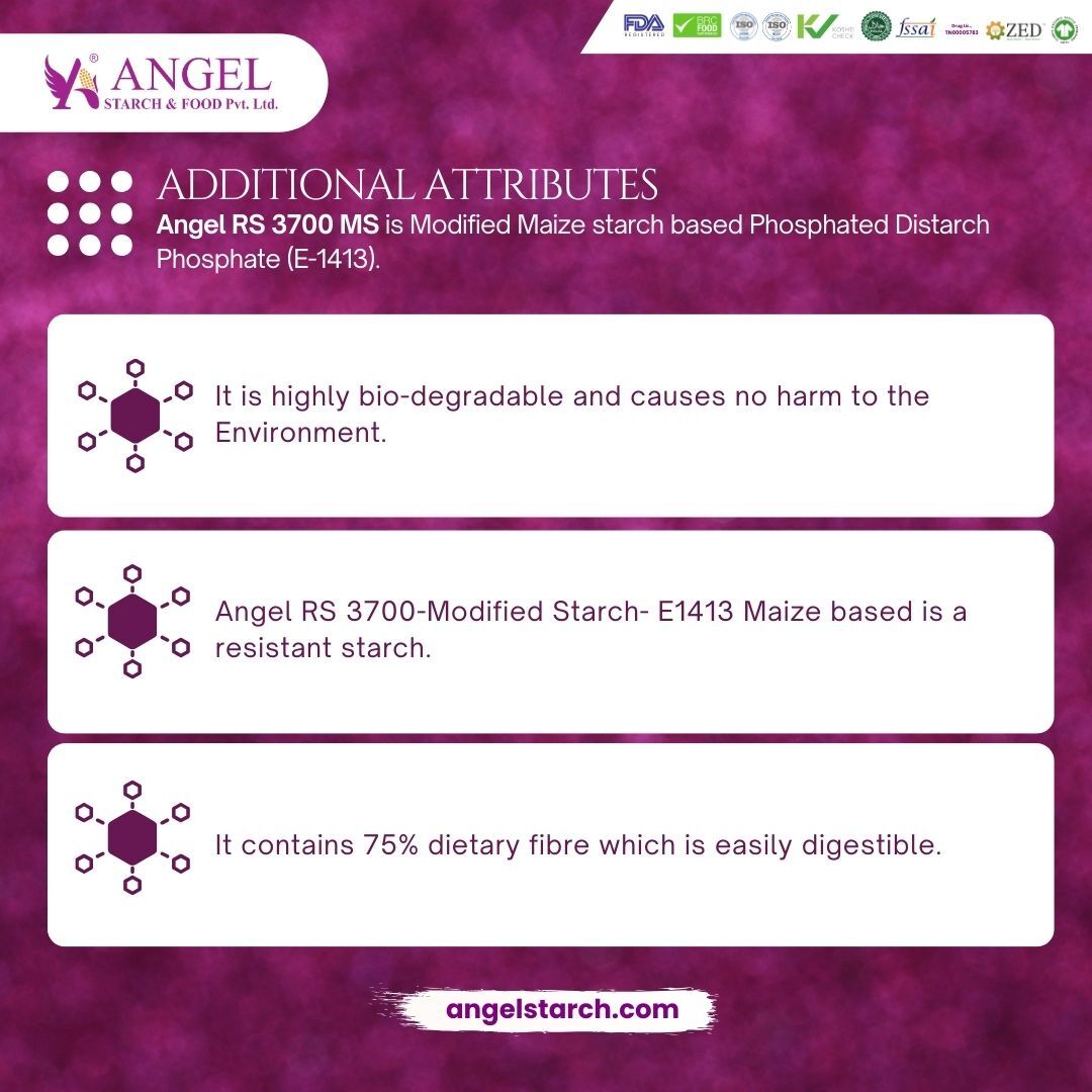 Gluten Free Substitute Modified Starch For Baby Foods/confectionery/pastries