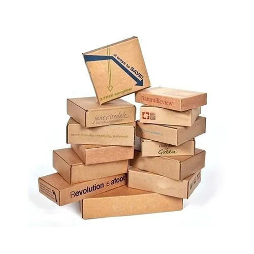 Printed Corrugated Boxes - Laminated Material, Customized Size, Embossed Finish | Durable, Polished, Multi-Color Solutions for Retail and Shipping