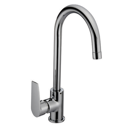 Shango Collection Single Lever Table Mounted Kitchen Mixer - Color: Silver