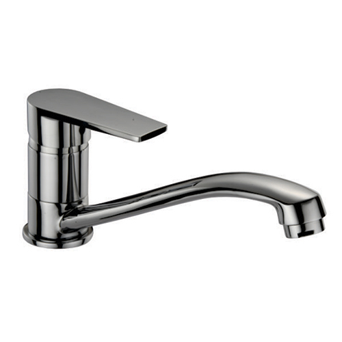Shango Collection Single Lever Table Mounted Sink Mixer - Color: Silver